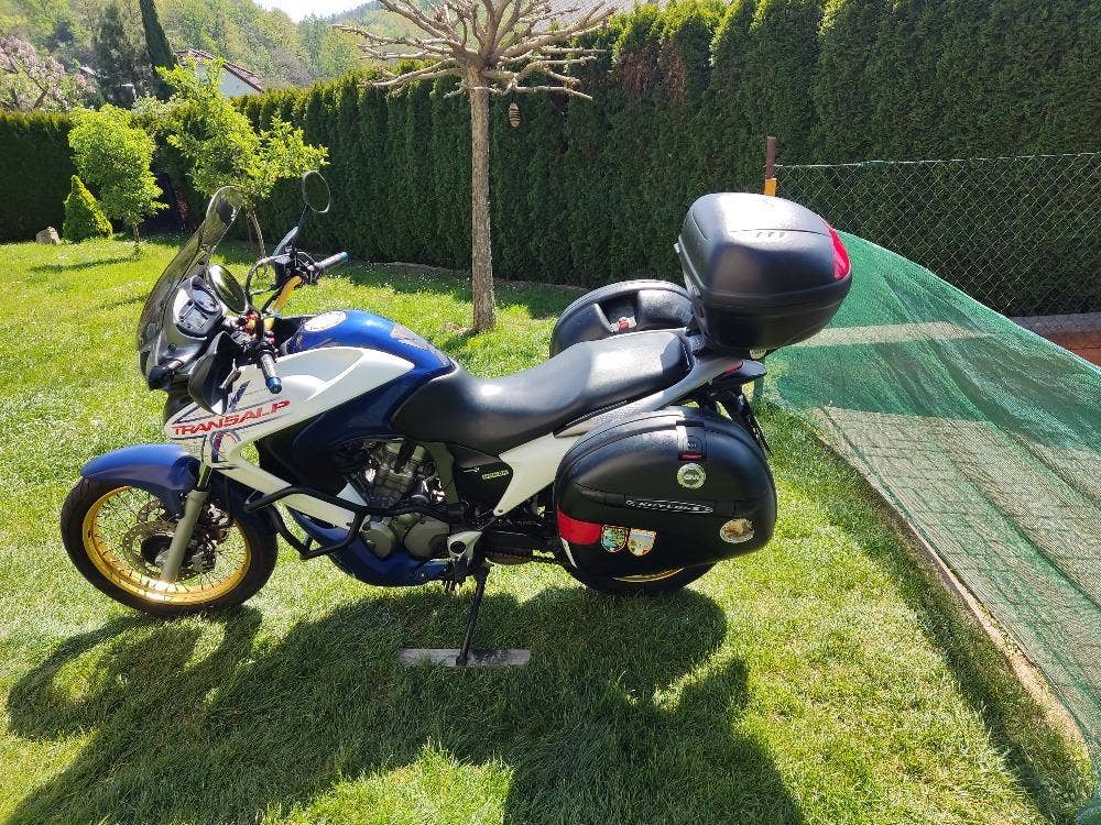 Honda Xl V Transalp Pad Ky Kufry Po Servisu K Tipmoto Com