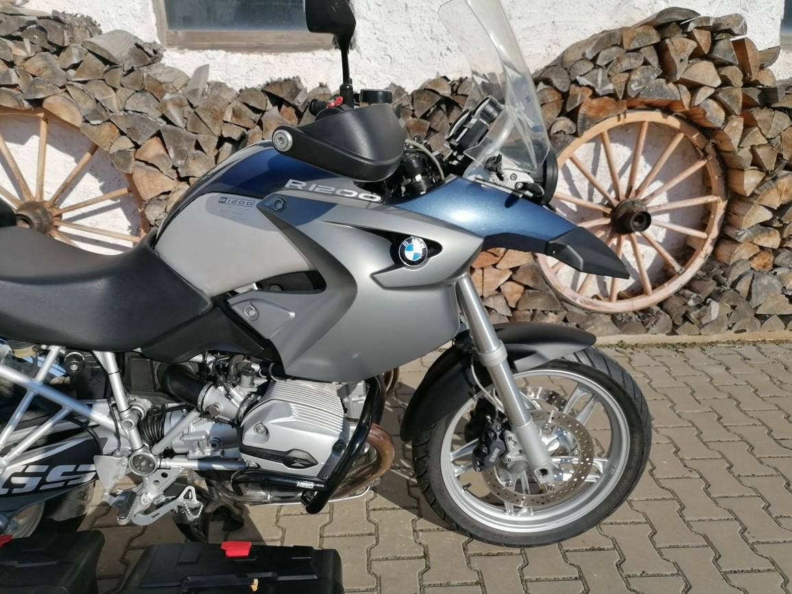 Blue R1200gs 2005 BMW R1200GS, R1200GSA ESA2 (2005-2013) – Front